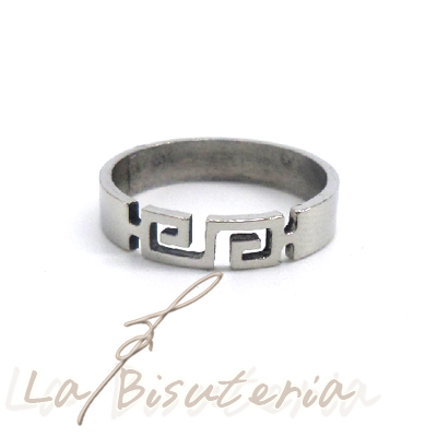 Anillo acero modelo 122003 plata