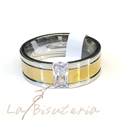 Anillo acero modelo 12250002 oro