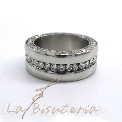 Anillo acero modelo 152508 plata