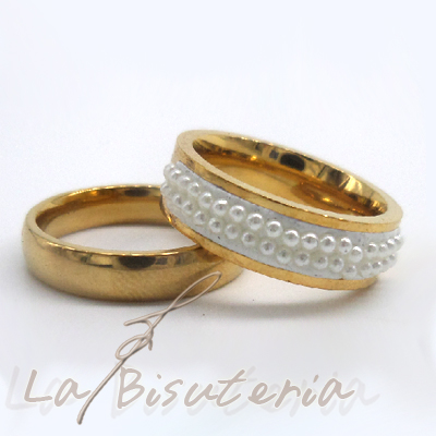 Anillo acero modelo 1530021. Anillo doble