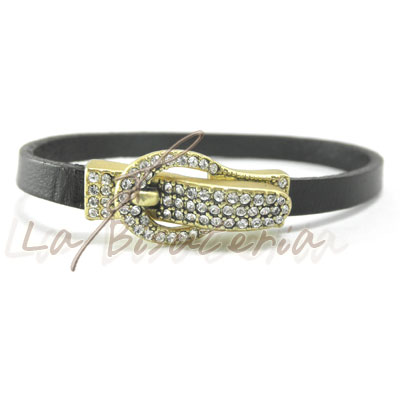 MTG -Pulsera hebilla cierre imn con swarovsky. mod 7100