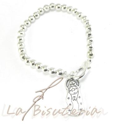 Pulsera Virgencita Plis, Virgencita porfis, modelo 24