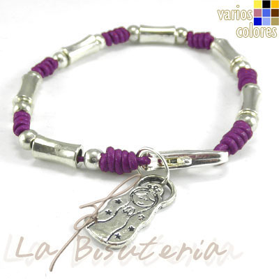 Pulsera Virgencita Plis, Virgencita porfis, modelo 15