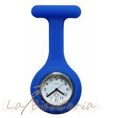 Reloj de enfermera de colores. Color Azul Azafata