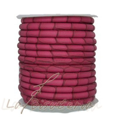 10 m. Rollo cordn bamb color fucsia