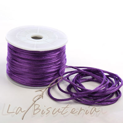 Cordn cola de ratn color morado