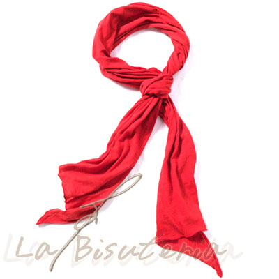 Foulard fluor color rojo flor