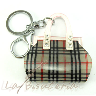 Llavero tipo bolso rigido. Modelo Retro. Especial comuniones