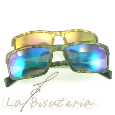 Lote de 6 gafas de sol de colores militares. Indeformables