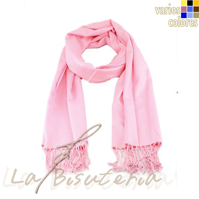 foular pashmina premium color rosa