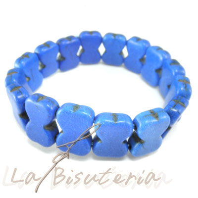 Pulsera howlita color azul oscuro - modelo 301