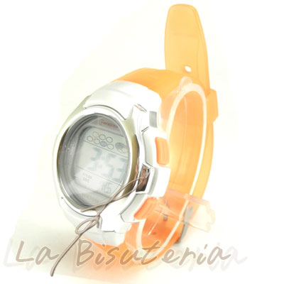 Reloj nio, reloj nia, reloj pequeo color naranja "jellys"