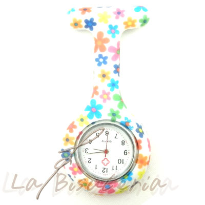 Reloj de enfermera novedad. Flores. ltima unidad